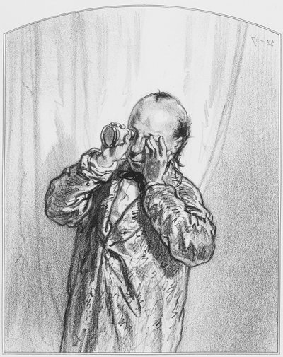 Les Voisine, Plate 9 from Les Toquades by Paul Gavarni